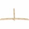 Ekena Millwork Bellingham Rough Sawn Timber Gable Bracket, Douglas Fir, 96"W x 56"H x 4"D x 4"F, 14/12 Pitch GBW096X56X0404BEL00RDF - alternate 3